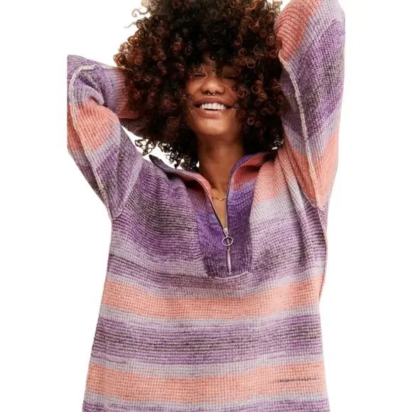 Daily Practice Half Zip Tunic Sweater by Anthropologie Size S - Picture 3 of 12